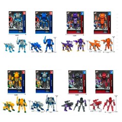 Трансформер TF, робот 12+животное, 4 вида по 2 цвета, в кор-ке, 13-17-9см /48/