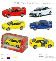 Машинка іграшкова Kinsmart Mitsubishi Lancer Evolution X, металева, інерційна