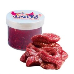 Слайм Mi-mi Slimi с глиттером, 100 г (красный)