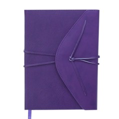 Дневник датированный 2022 BELLA, А5, фиолетовый, искусственная кожа/поролон