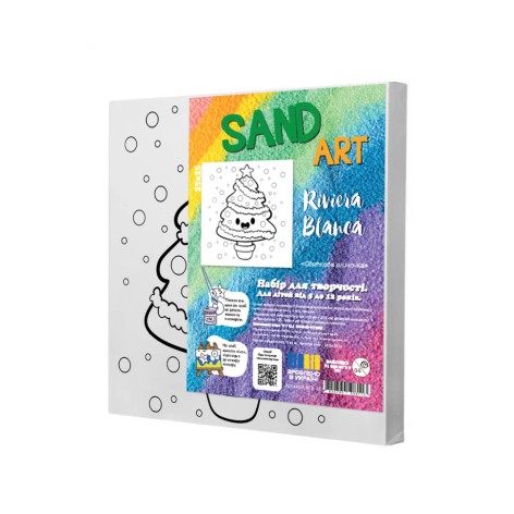 Набір для творчості Riviera Blanca "Святкова ялиночка" 25x25 см (КГ1-24)