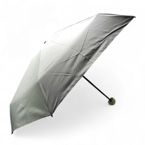 Парасолька MIC "Механічна" блідо-зелена (82 см діаметр купола, 6 спиць, довжина у складеному вигляді 17 см)