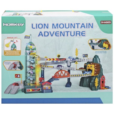 Парковка 5503 A(8) звук, подсветка, автоматический подъемник, в коробке