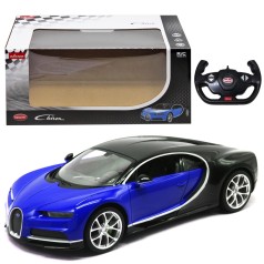 Машинка на радиоуправлении Bugatti Chiron, синяя