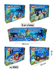 Конструктор Minecraft MG832 (131+дет.) /12/96/12шт в кор.