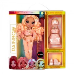 Лялька Rainbow High S3 - Персик з аксесуарами