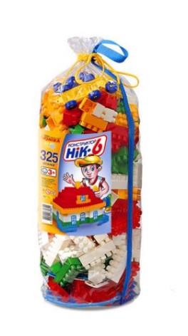 Детский конструктор Unika "НИК-6" 329 деталей пластиковый