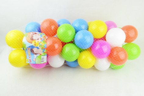 Шарики большие 90мм мягкие  50 шт в сетке. МЗ 19107