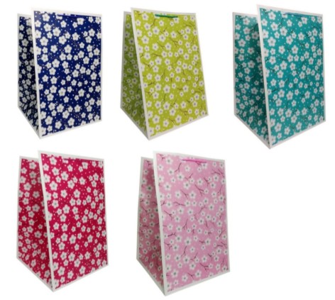 Подарунковий пакет картон з шир. дном 200грм, 