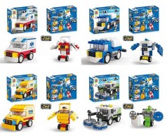 Конструктор 47дет. 4 види, біля кор. 14*11*4см 