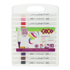 Набір акрилових маркерів KIDS Line 24 кольори ZB.2703