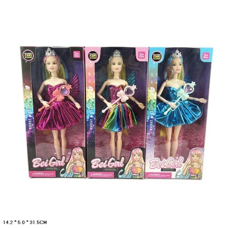 Кукла 29см 142A с аксесс.3кол.кор.31,5*5*14,2 