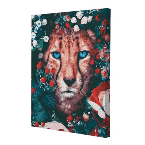 Картина по номерам Riviera Blanca Дикий котик 40x50 см (RB-0304)