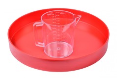 Кружка мерная, емкостью 1л (полистирол)