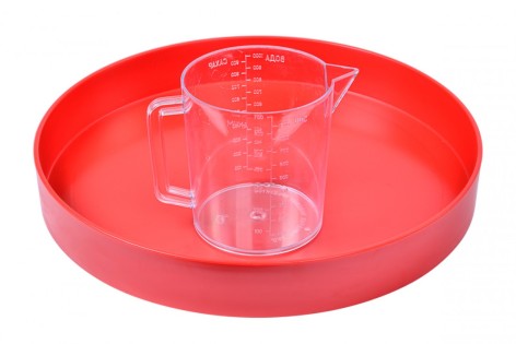 Кружка мерная, емкостью 1л (полистирол)