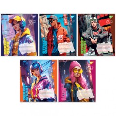 А5/24 кл. Yes Street wear, тетрадь учащихся. 20 шт в уп. //