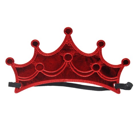 Корона на гумці, червона