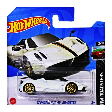 Машинка Hot Wheels '17 Pagani Huayra Roadster біла
