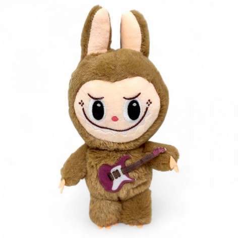 М'яка іграшка MIC "Монстрик Лабубу" з присоскою 25 см коричнева