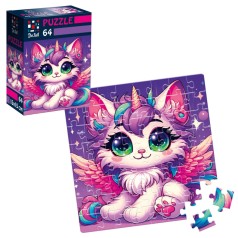 Пазлы De.tail. Волшебное котенок. 64 детали DT1234-20