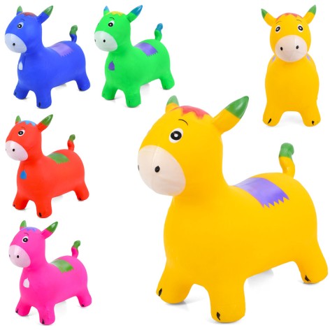 Стрибуни-тварини конячка, 1300г, мікс кольорів, у п/е, 23-29-10см /12/