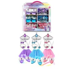 Набор украшений для девочки с туфельками 3 юбки, 3 пары ботинок