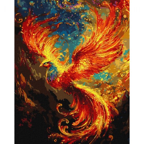 Картина по номерам "Жар-птица" 40х50 см