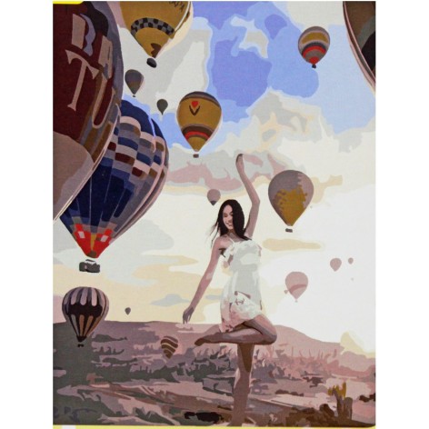 Картина по номерам 0417 ОРТ цв. Счастливая Каппадокия 40*50