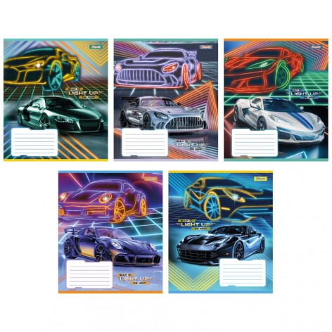 А5/36 кл. 1В Lights up, тетрадь для записів ціна за 15 шт.