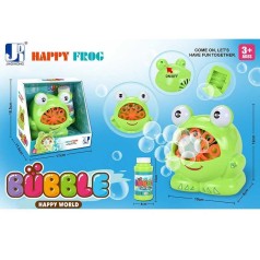 Установка з мильними бульбашками «Жабеня», автоматична робота, пляшка з мильним розчином, в кор. /72-2/