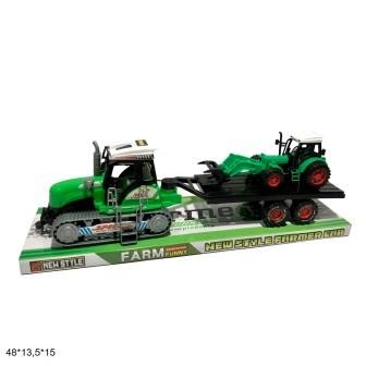 Трактор игрушечный автовоз 688-7 инерционный 2 цвета пластик 48*13,5*15