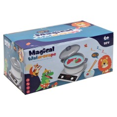 Набор для творчества 696 16 формочек, 12 бутылочек с жидкостью, фигурки, кастрюля, плита, звуки, аксессуары, в боксе