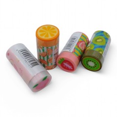 Ластик гумка Deli EH01400 мiкс цилiндр Blooming D 2,2х43мм Фрукти
