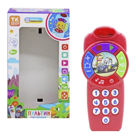 Пульт музыкальный красный