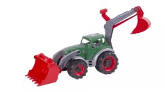 Трактор екскаватор-навантажувач (зелений)