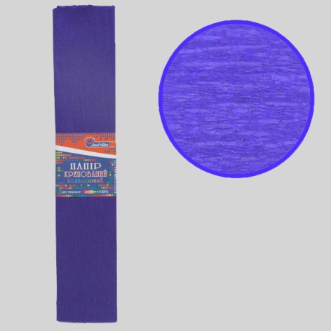 Креп-бумага 110, темно-фиолетовый 50*200 см, осн.50г/м2, общ.105г/м2 10 шт. в уп.