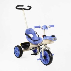 Велосипед 3-х колісний BS-70362 Best Trike колеса EVA переднє 10&rsquo;&rsquo;, заднє 8&rsquo;&rsquo;, сталева рама, УКР. ОЗВУЧУВАННЯ, батьківська ручка, в коробці