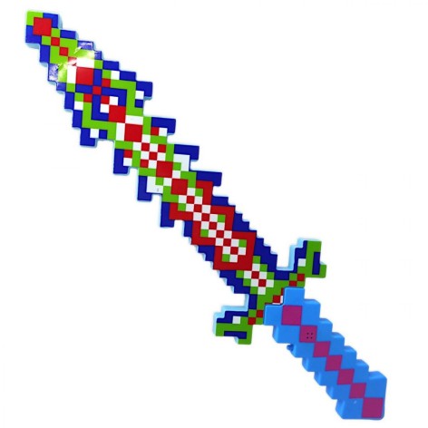 Меч Майнкрафт синій