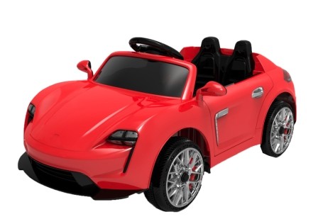 Електромобіль дитячий FL1718 EVA Red легкова на Bluetooth 2.4G на радіокеруванні 2*6V4.5AH мотор 2*25W 110*57*49