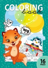 Розфарбовка, 80г, 210х297 мм, 16 арк., А4,Скоба диз.22197