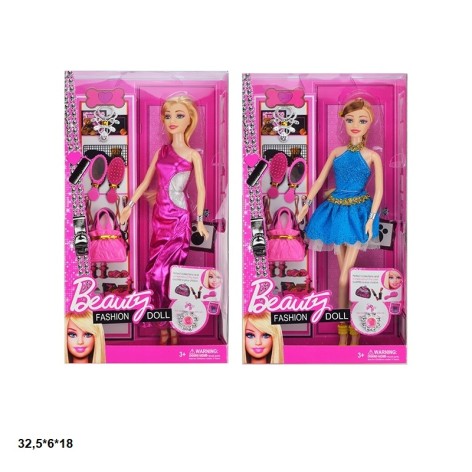 Кукла 29см 839-4 с аксесс.2в.кор.32,5*6*18 