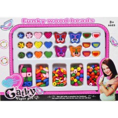 Набір дерев'яного бісеру для браслетів (вид 2)