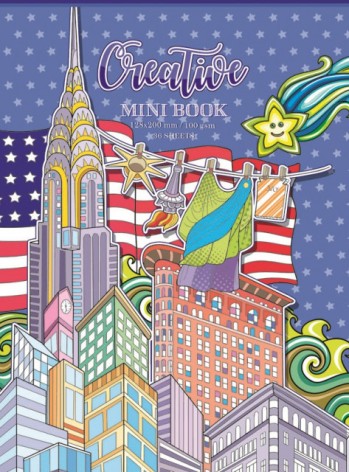 Розфарбовка доросла,100г,7БЦ,128х200 мм,36 аркушів,Матова ламінація 17227