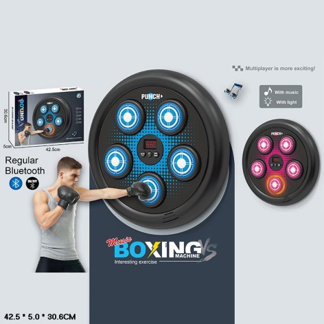 Електронний боксерський тренажер акум. світло, звук, BLUETOOTH, аксес. кор. 30,6*5*42,5см /24/