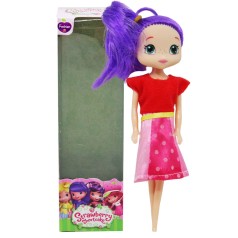 Лялька модниця Strawberry Shortcake у коробці 15 см фіолетова