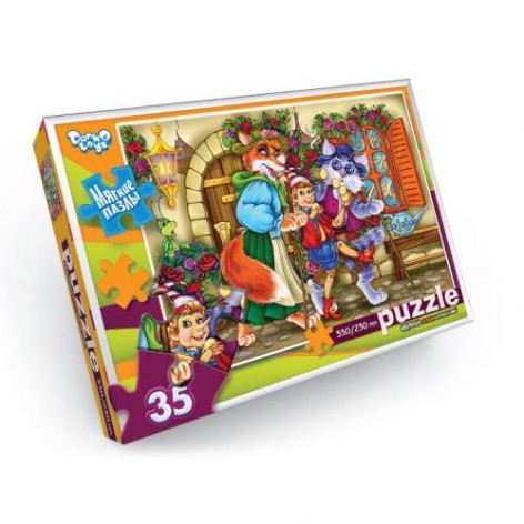 Пазли "Буратіно" (35 елементів), вигляд 1