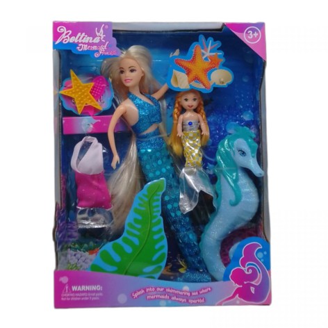 Лялька-Русалка бірюзова