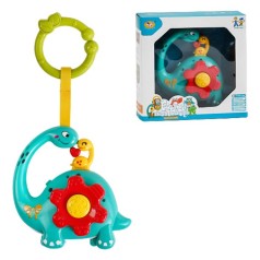 Брязкальце 855-118 А (120/2) динозавр, світло, звук, звуки тварин, на батарейках, у коробці