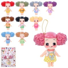 Кукла 10см, петелька, 10 видов (эмоции), в п/э, 14-20-4см 