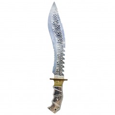 Сувенирный нож деревянный «КУКРI SILVER»